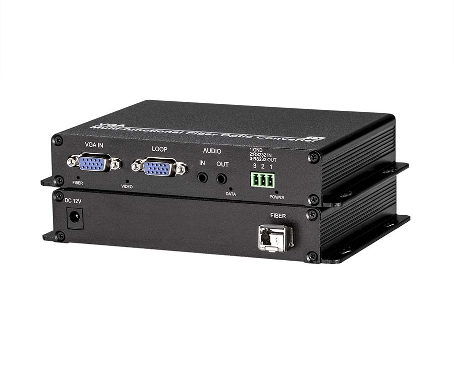 VGA Multi-function Fiber Optical Converter